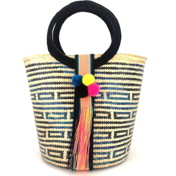 Bolso Wayuu Premium una hebra Dise o Grande S0439